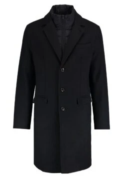 Pier One Classic Coat - Navy -Winter Menswear Store 002d479bc1dc4a63a4523f117baf078f