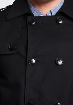 Pier One Trenchcoat - Black -Winter Menswear Store 06f2ad5943bd4b6eb7de4fd8611b5981