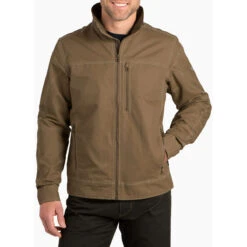 KUHL Men's Burr Jacket -Winter Menswear Store 1052 burr jacket khaki front