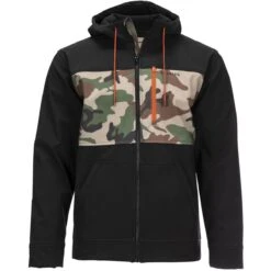 Men's Rogue Fleece Hoody -Winter Menswear Store 12654 569 ms Rouge Hoody CX Woodland Camo F21 front