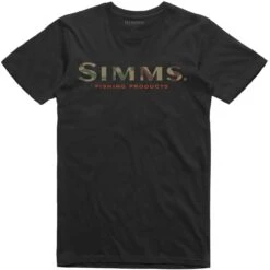 Men's Simms Logo T-Shirt -Winter Menswear Store 12803 001 Simms Logo Tee Black s21