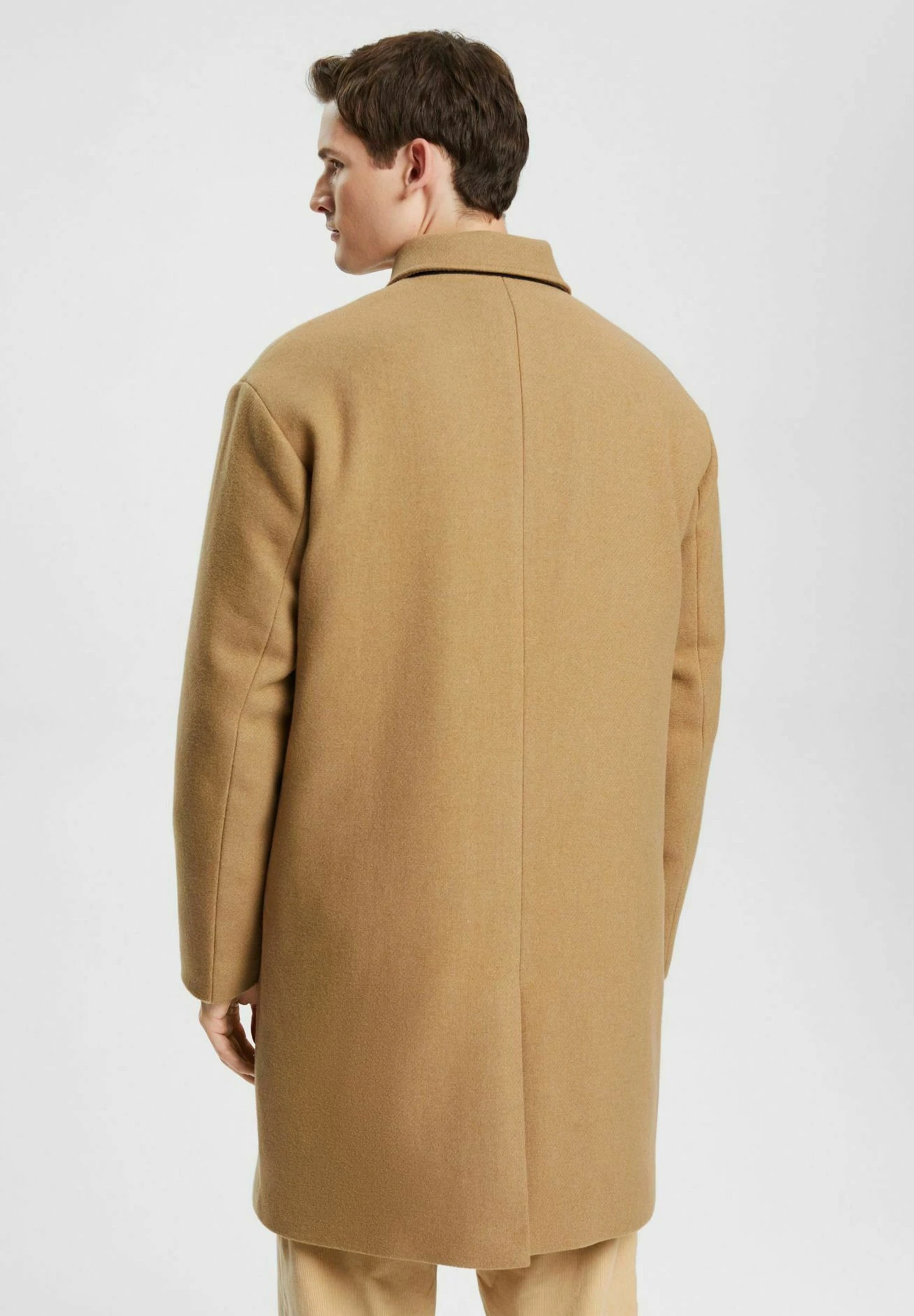 ESPRIT Short Coat - Khaki Beige 3 ESPRIT Short Coat - Khaki Beige - Image 3