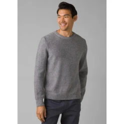 Prana Men's North Loop Sweater -Winter Menswear Store 1964561 PEBBLEGREY 5cf0683c c4d3 4d14 9160 737bb3b2a0a1