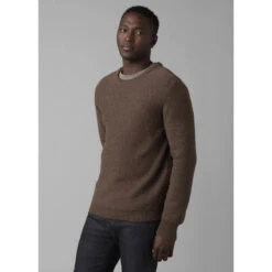 Prana Men's North Loop Sweater -Winter Menswear Store 1964561 SEPIA