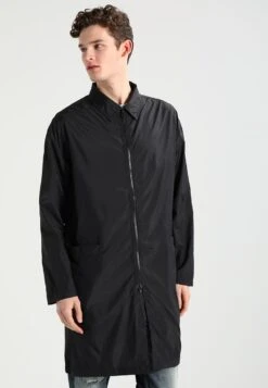 URBAN CLASSICS Coach Coat - Trenchcoat - Black