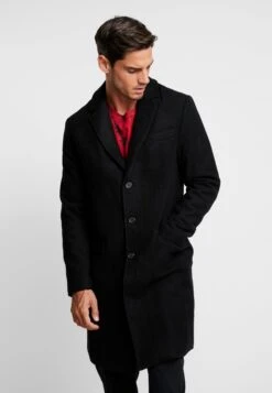 Pier One Classic Coat - Black -Winter Menswear Store 1e8bda471bad4cb1bde4c24a10412713 scaled