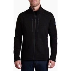 KUHL Men's Interceptr Fleece Jacket -Winter Menswear Store 3183 Interceptr FZ Black Front 1