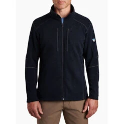 KUHL Men's Interceptr Fleece Jacket -Winter Menswear Store 3183 Interceptr FZ Mutiny Blue Front 1