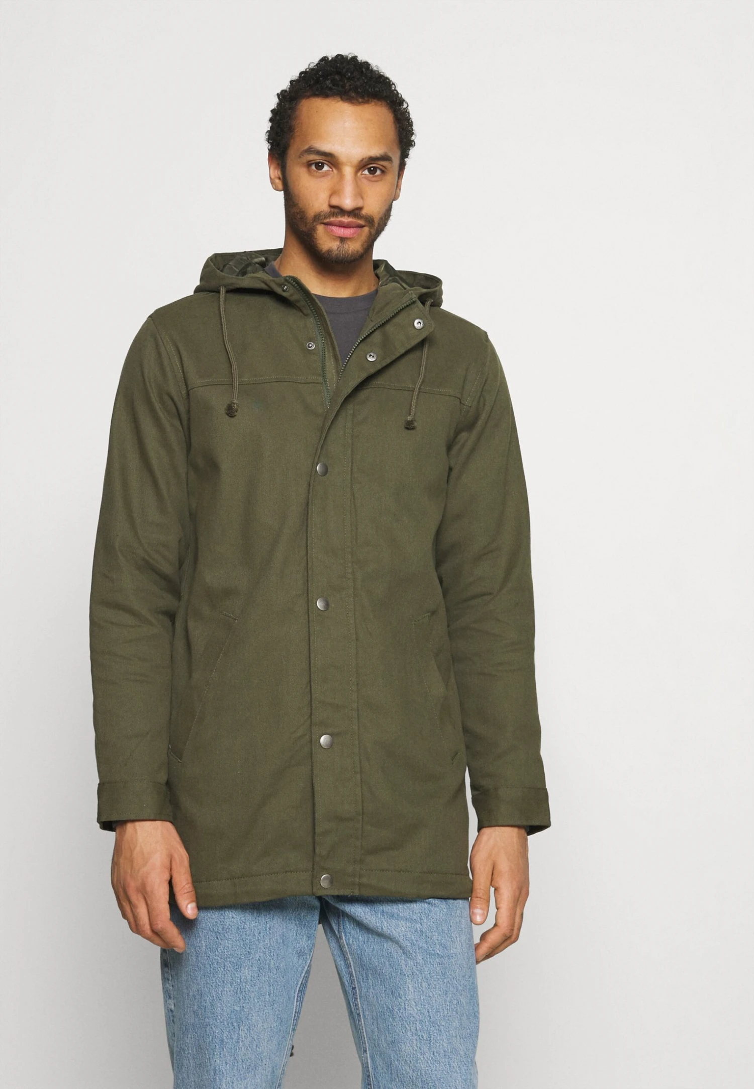 Only & Sons Onsalex Spring - Parka - Olive Night 1 Only & Sons Onsalex Spring - Parka - Olive Night
