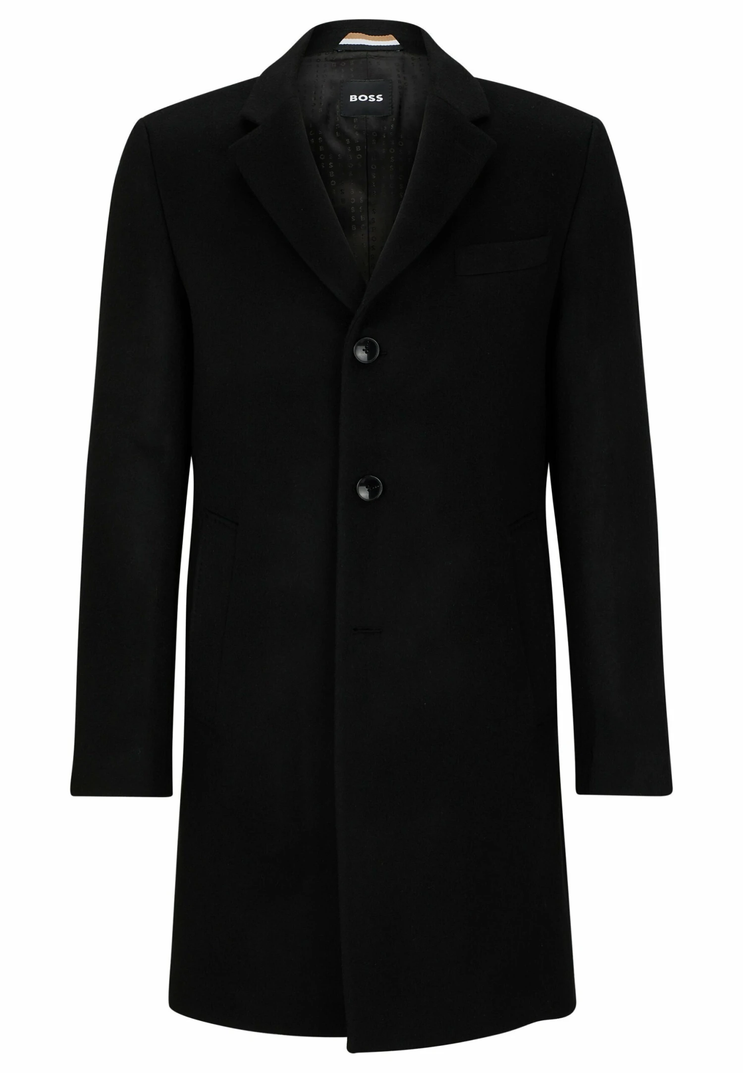 Boss H-Hyde-234 - Classic Coat - Black One 7 Boss H-Hyde-234 - Classic Coat - Black One - Image 7