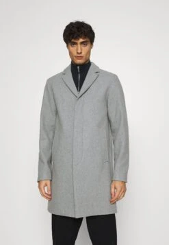 Selected Homme SlhhagenCoat- Classic Coat - Grey Melange