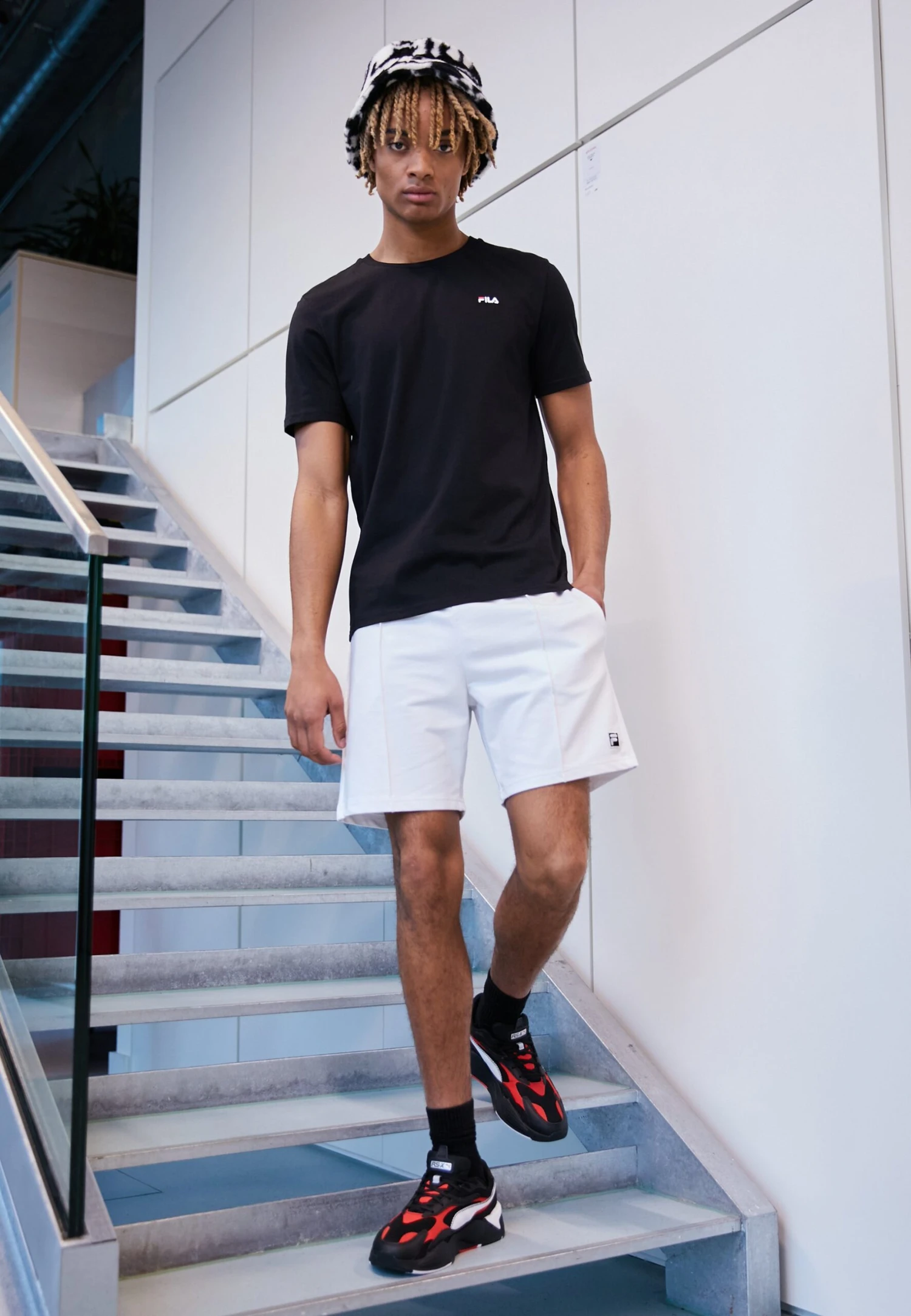 Fila Boyabat - Shorts - Bright White 2 Fila Boyabat - Shorts - Bright White - Image 2