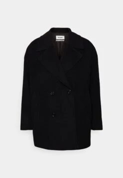 WEEKDAY Peacoat - Short Coat - Black