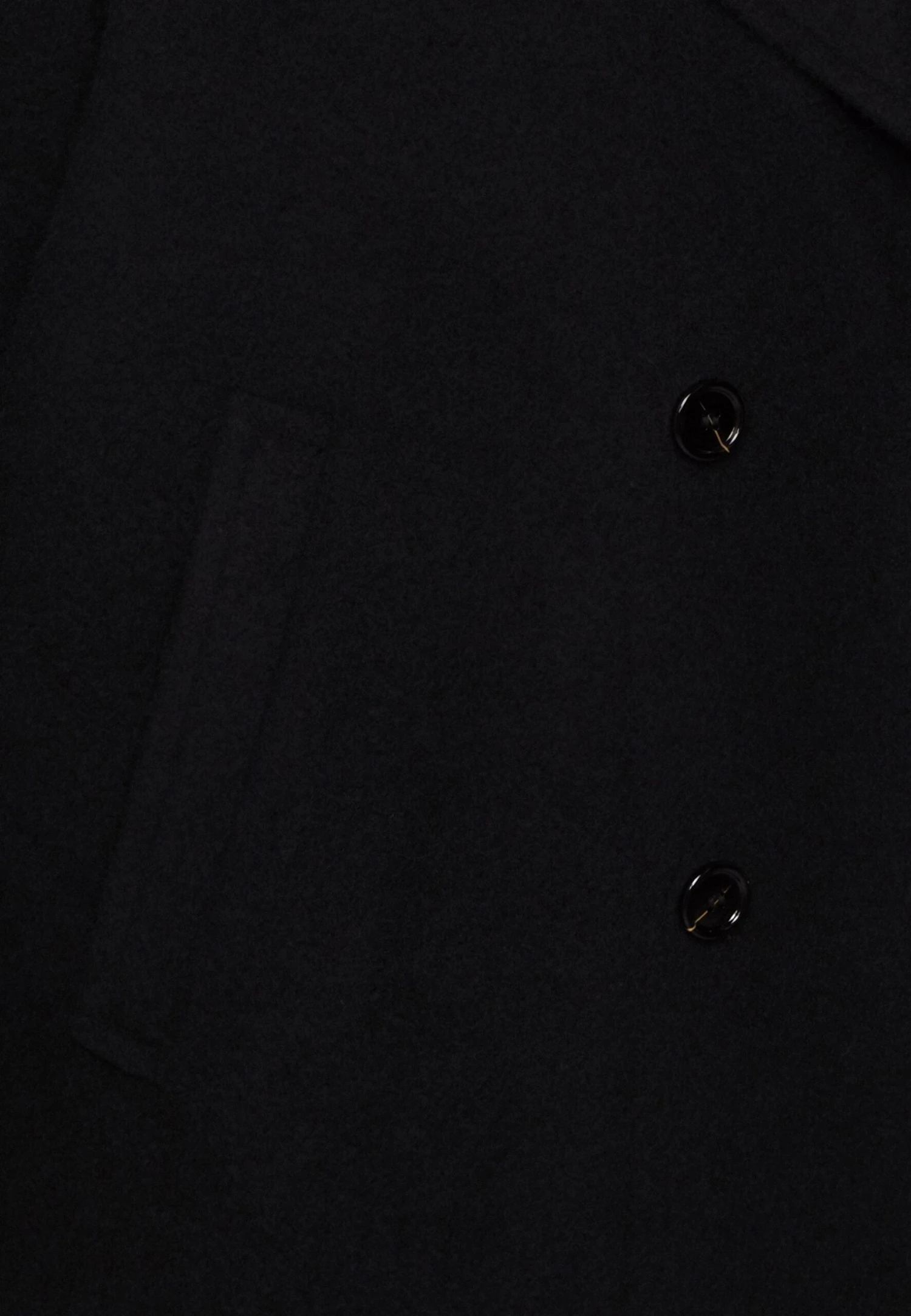 WEEKDAY Peacoat - Short Coat - Black 3 WEEKDAY Peacoat - Short Coat - Black - Image 3