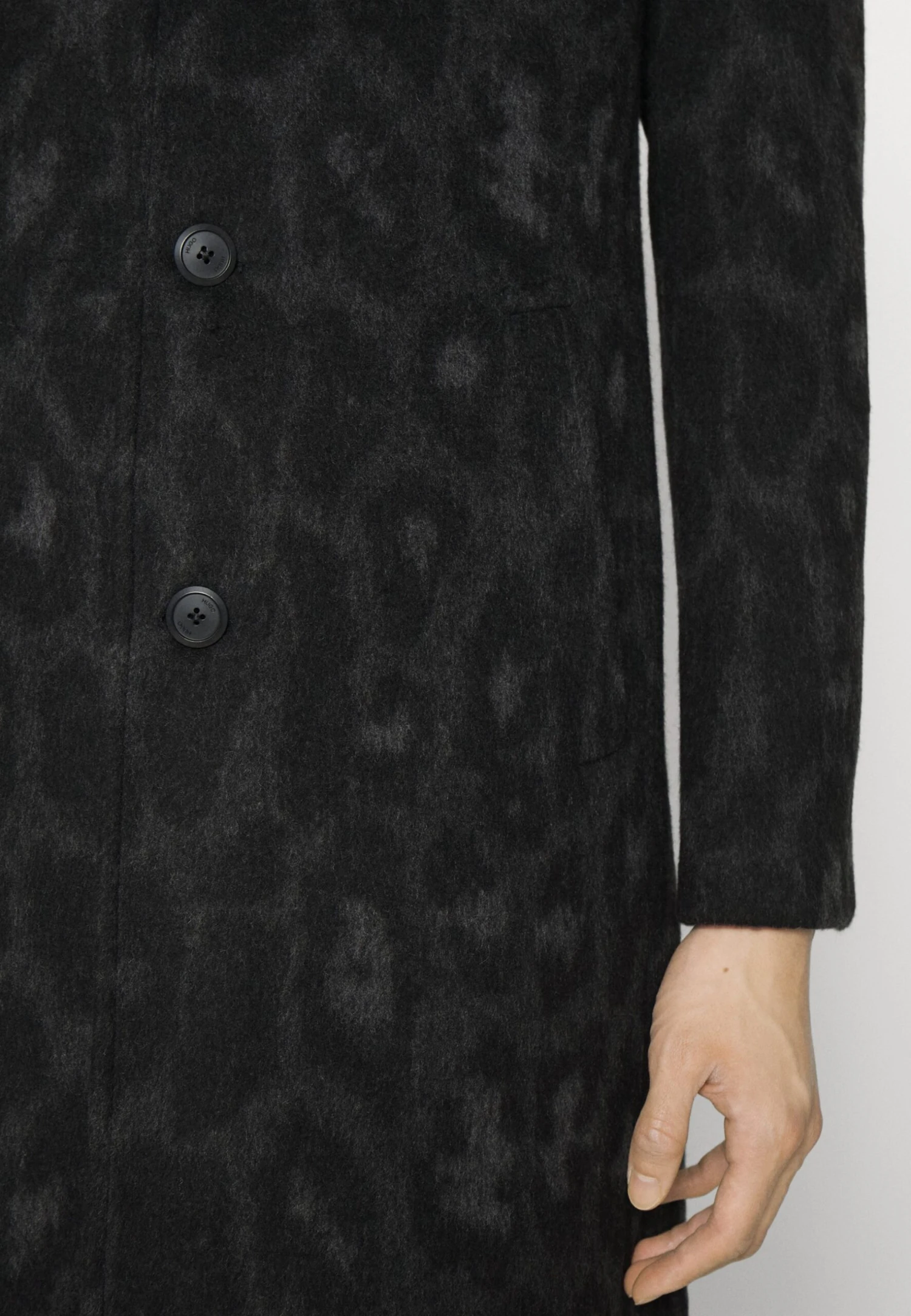 Hugo Malte - Classic Coat - Black 5 Hugo Malte - Classic Coat - Black - Image 5