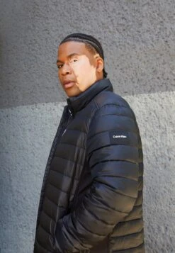 Calvin Klein Side Logo Jacket - Short Coat - Black -Winter Menswear Store 6d3f57df49b94397bacde07d3dc18ba3 scaled