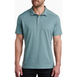 Men's AirKuhl Polo -Winter Menswear Store 7344 AirKUHL Polo Deep Waters Front