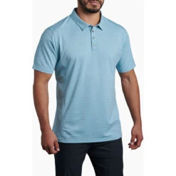 Men's AirKuhl Polo -Winter Menswear Store 7344 AirKuhl Polo Sea Breeze Front
