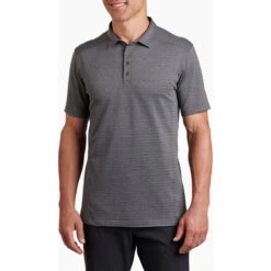 Men's AirKuhl Polo -Winter Menswear Store 7344 airkuhl polo carbon front