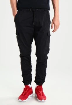 Indicode Jeans Lakeland - Cargo Trousers - Black