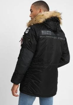 Alpha Industries Airborne - Winter Coat - Black -Winter Menswear Store 76156d43aed8472980b0602928acc540