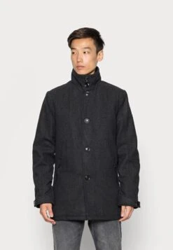 Indicode Jeans Clark - Short Coat - Charcoal Mix