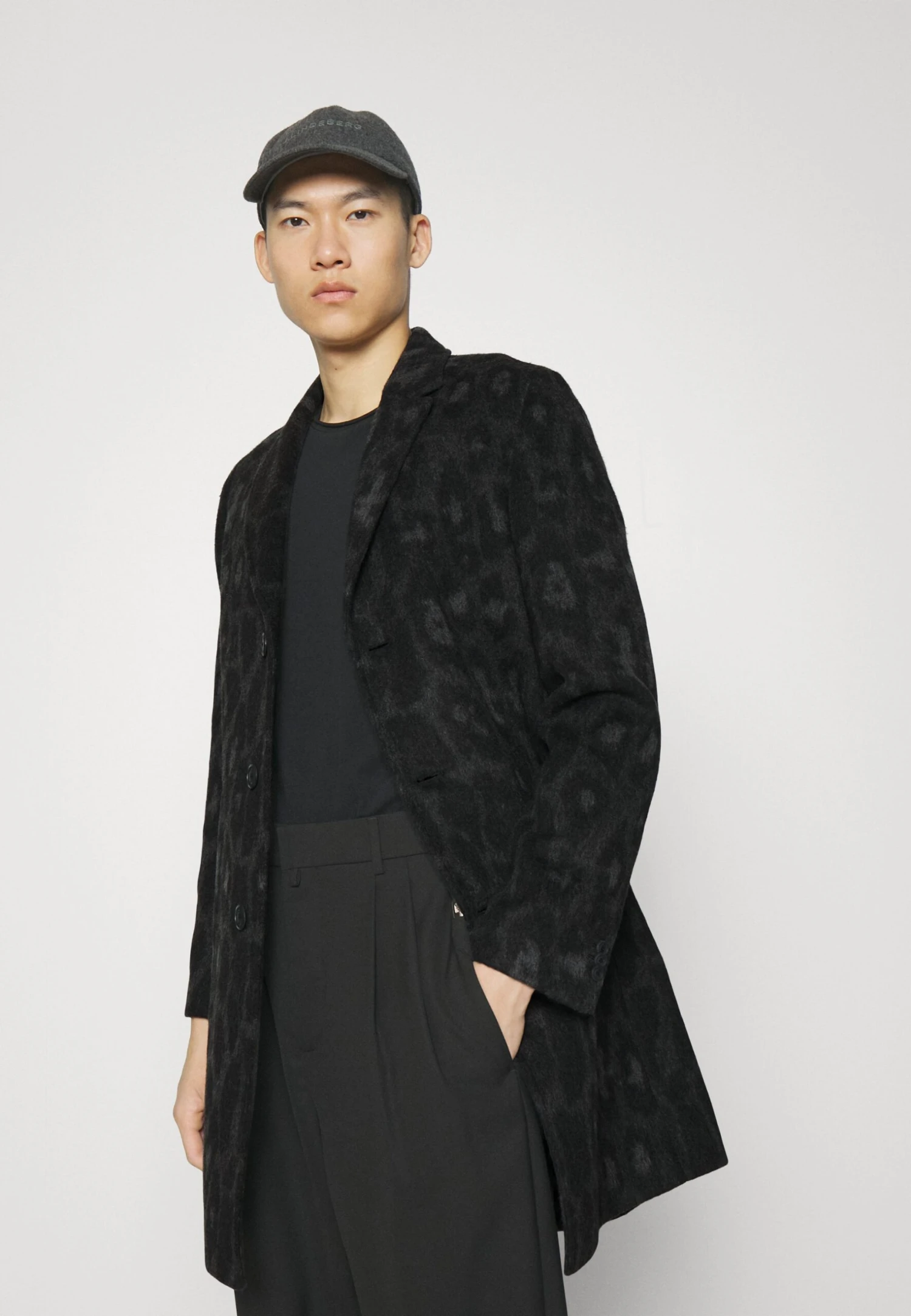 Hugo Malte - Classic Coat - Black 4 Hugo Malte - Classic Coat - Black - Image 4