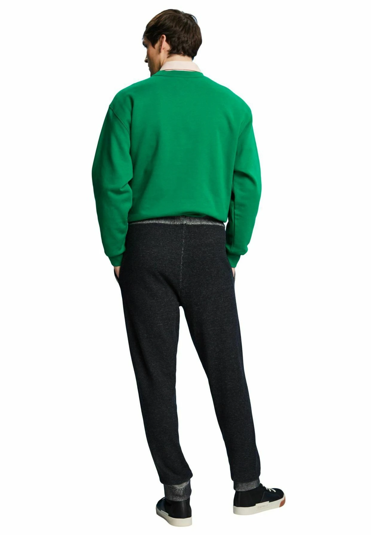 ESPRIT High-Rise-Im-Style Mit Logo-Print - Trousers - Black 2 ESPRIT High-Rise-Im-Style Mit Logo-Print - Trousers - Black - Image 2