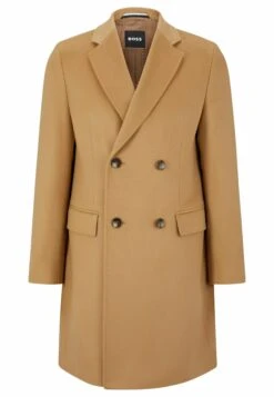 Boss H-Hyde-Db-Flaps - Classic Coat - Beige