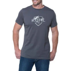 KUHL Men's Born In The Mountains T-Shirt 7 KUHL Men's Born In The Mountains T-Shirt -Winter Menswear Store Born In The Mountains T 7245 Carbon ab04fdac 24f9 47d2 89e3 c68e125b4e35