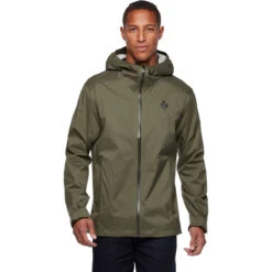 Black Diamond Men's Stormline Stretch Rain Shell 9 Black Diamond Men's Stormline Stretch Rain Shell -Winter Menswear Store CDT0 3010 M STORMLINE STRETCH RAIN SHELL TUNDRA 01