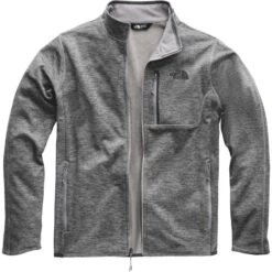 The North Face Men's Canyonlands Full Zip -Winter Menswear Store Canyonlands Fz 3SO6 TNF Medium Grey Heather