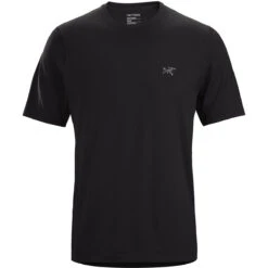 Arcteryx Men's Cormac Short Sleeve Crew 5 Arcteryx Men's Cormac Short Sleeve Crew -Winter Menswear Store Cormac Crew SS Black 1
