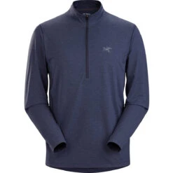 Arcteryx Men's Cormac Zip Neck Long Sleeve Shirt 5 Arcteryx Men's Cormac Zip Neck Long Sleeve Shirt -Winter Menswear Store Cormac Zip Neck Shirt LS Black Sapphire