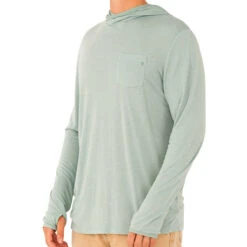 Men's Bamboo Lightweight Hoodie -Winter Menswear Store M LWHoody SeaGlass 1 1