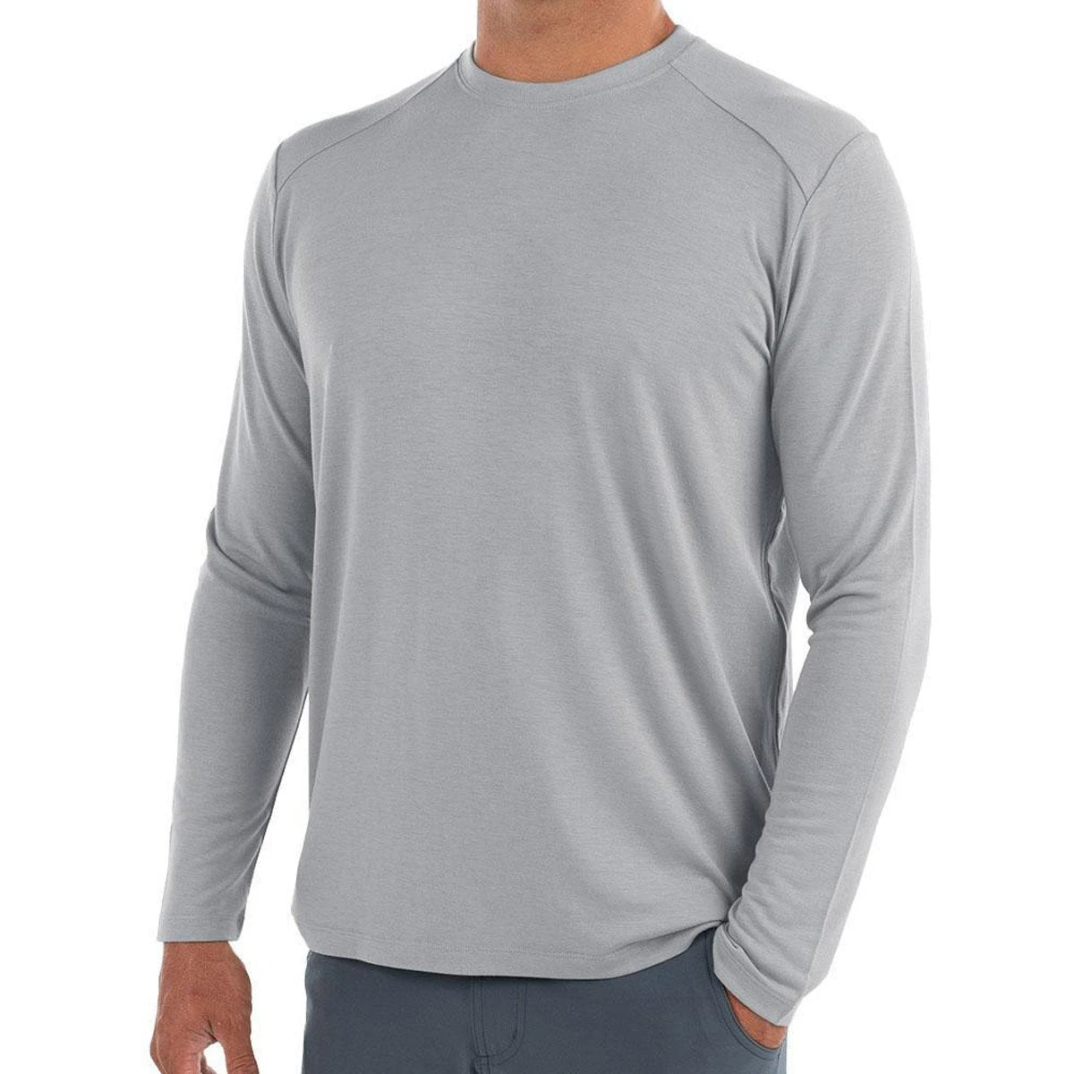 Men's Bamboo Midweight Long Sleeve 6 Men's Bamboo Midweight Long Sleeve - Image 6