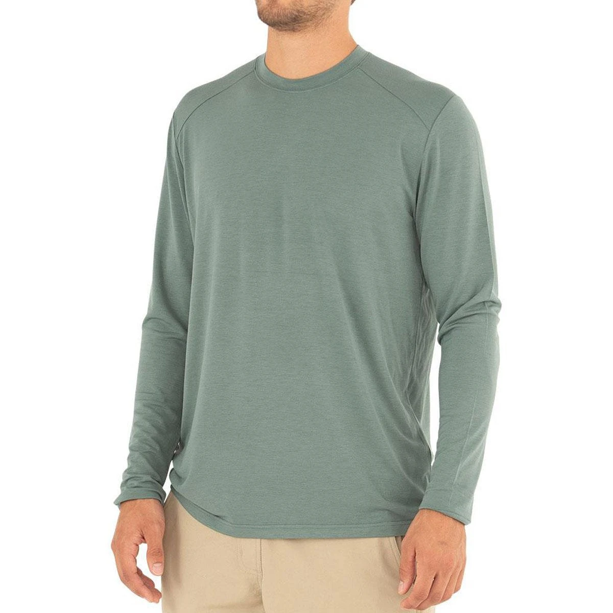 Men's Bamboo Midweight Long Sleeve 8 Men's Bamboo Midweight Long Sleeve - Image 8