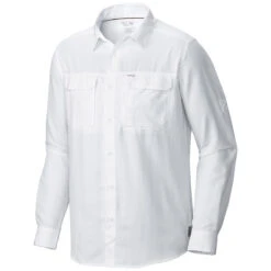 Mountain Hardwear Men's Canyon Long Sleeve Shirt -Winter Menswear Store Men s Canyon Long Sleeve Shirt 1648751 White 1