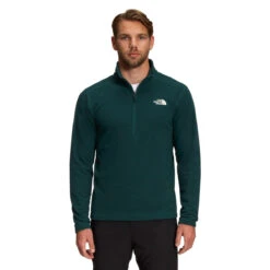 The North Face Men's Textured Cap Rock Quarter-Zip -Winter Menswear Store NF0A3YR1 D7V hero