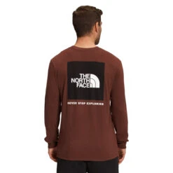 The North Face Men's Long-Sleeve Box NSE Tee 21 The North Face Men's Long-Sleeve Box NSE Tee -Winter Menswear Store NF0A4762 8C3 hero 1