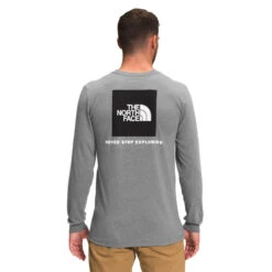 The North Face Men's Long-Sleeve Box NSE Tee 17 The North Face Men's Long-Sleeve Box NSE Tee -Winter Menswear Store NF0A4762 GVD hero 1