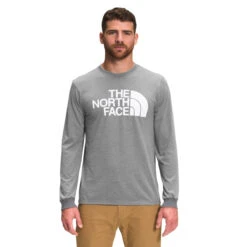 The North Face Men's Long-Sleeve Half Dome Tee -Winter Menswear Store NF0A4AAK GAZ hero