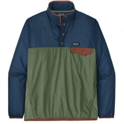 Patagonia Men's Houdini Snap-T Pullover -Winter Menswear Store POS WBS23 24150 SLVG