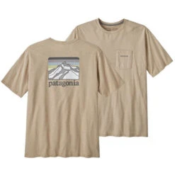 Patagonia Men's Line Logo Ridge Pocket Responsibili-Tee -Winter Menswear Store POS WBS23 38511 ORTN 1