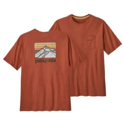 Patagonia Men's Line Logo Ridge Pocket Responsibili-Tee -Winter Menswear Store POS WBS23 38511 QZCO