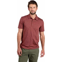 Men's Tempo Short Sleeve Polo -Winter Menswear Store T2002912 Henna 1