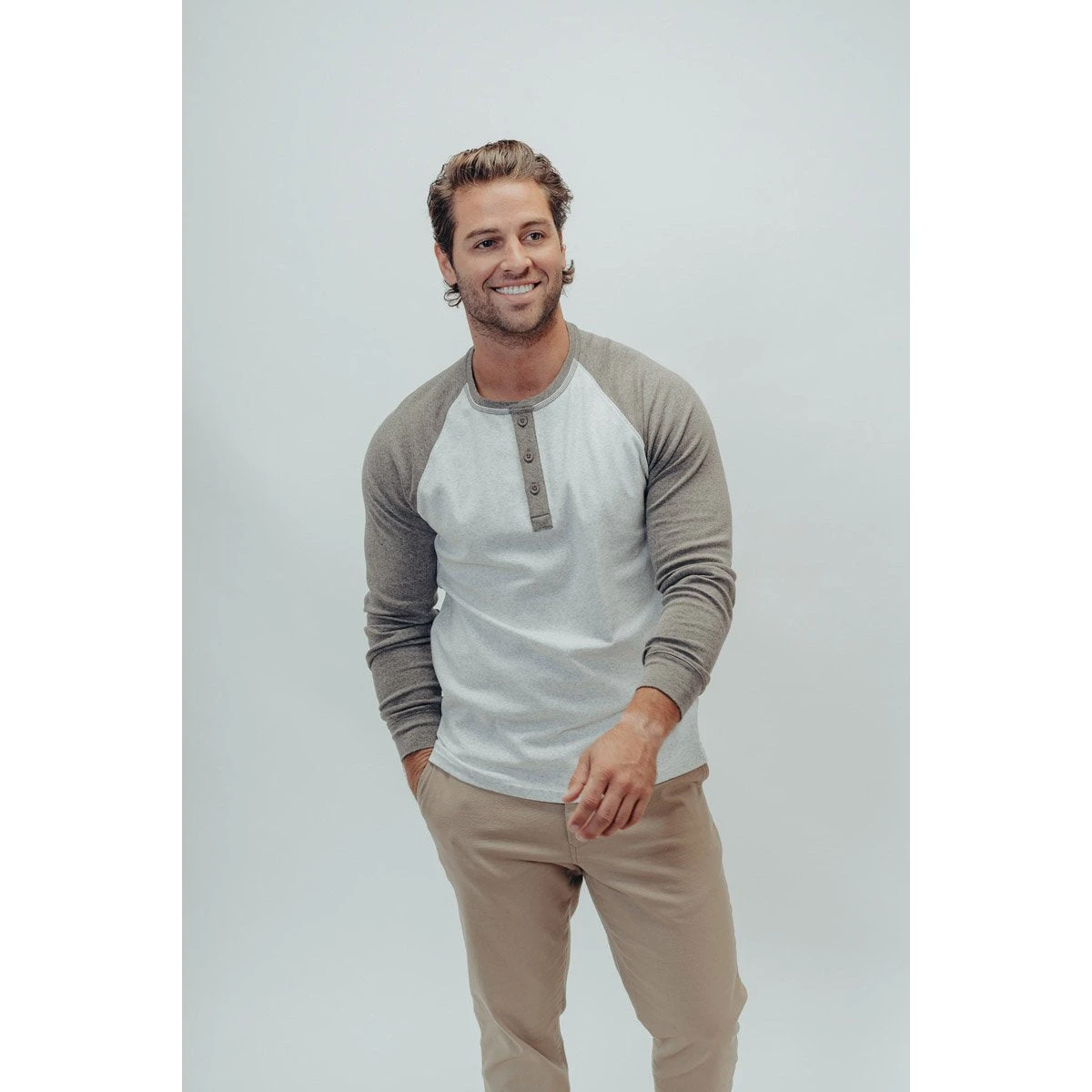 Men's Puremeso Retro Henley 1 Men's Puremeso Retro Henley