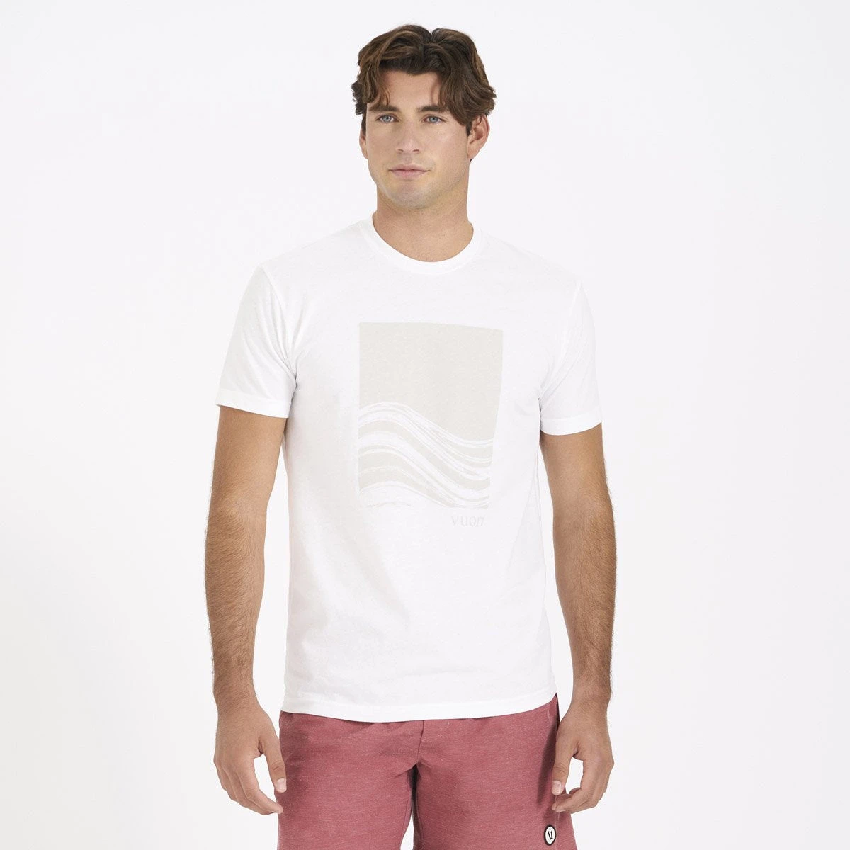 Vuori Men's Wave Block Tee 1 Vuori Men's Wave Block Tee