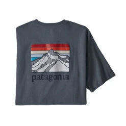 Patagonia Men's Line Logo Ridge Pocket Responsibili-Tee -Winter Menswear Store WBF21 38511 PLGY 1