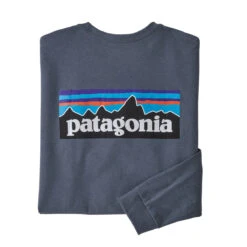 Patagonia Men's Long-Sleeved P-6 Logo Responsibili-Tee 13 Patagonia Men's Long-Sleeved P-6 Logo Responsibili-Tee -Winter Menswear Store WBF21 38518 PLGY
